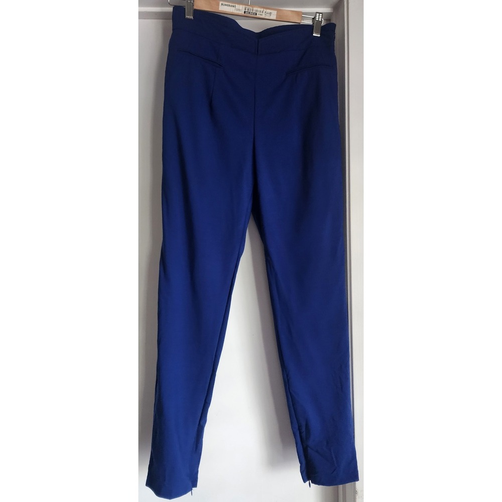 Alvin Valley Women's Pants Size 40 Blue Straight Leg Trousers 26in Inseam